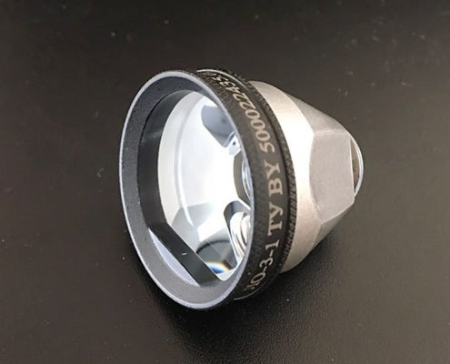 Линзы офтальмологические трехзеркальные и четырехзеркальные. Линзы Гольдмана и Ван-Бойнингена, гониоскопы купить в Лиде. Линзы офтальмологические диагностические.